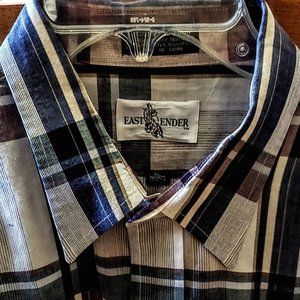East Ender Nor’ Easter Button Down Plaid Shirt